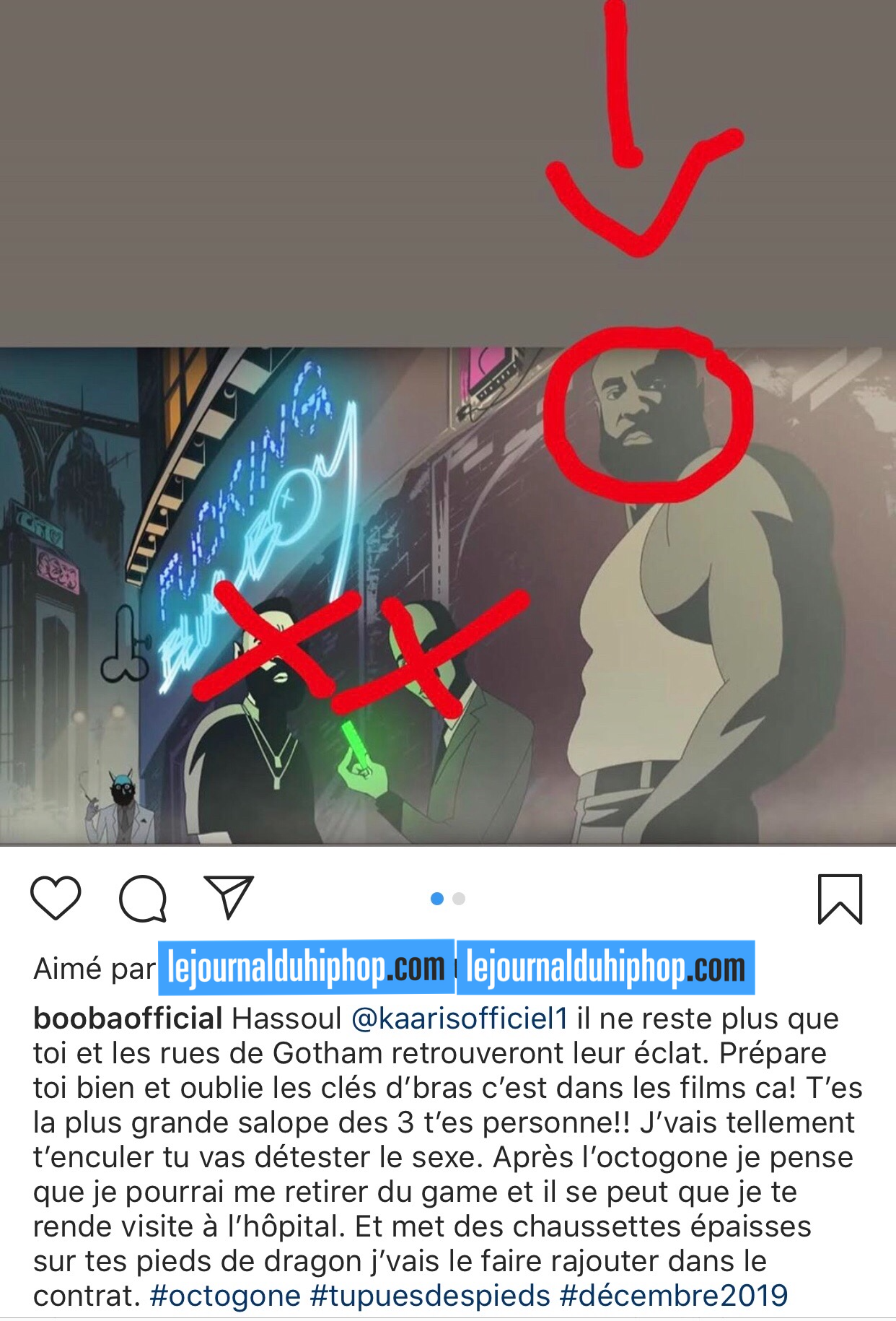 Je Vais T'enculer Et Tu Vas Jouir Booba envoie un message sauvage à Kaaris: « J’vais tellement t’enculer
